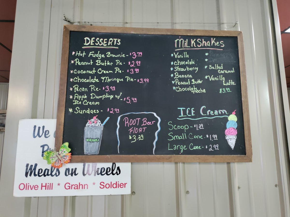Walker's Restaurant Menu - Image 2